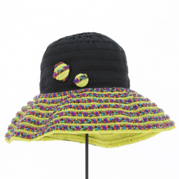 Large Green Cotton Capeline - Traclet