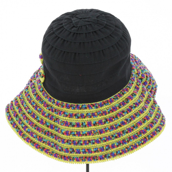 Grande Capeline Coton Verte - Traclet Grande Capeline Coton Verte - Traclet