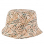 Beige Hummingbird Reversible Bucket Hat - MTM