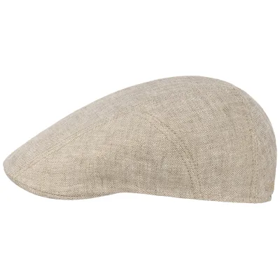 Honeycomb Linen Flat Cap - Stetson