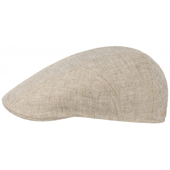 Honeycomb Linen Flat Cap - Stetson