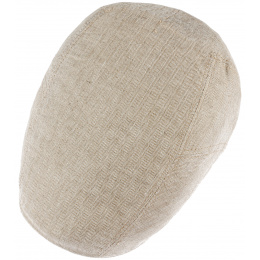 Honeycomb Linen Flat Cap - Stetson