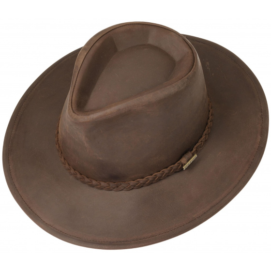 Chapeau Annville Cuir Marron - Stetson