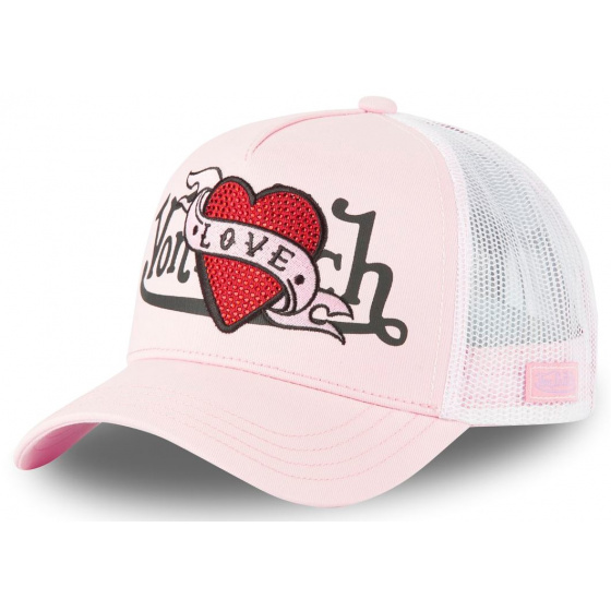 Women's Baseball Cap Love Pink - Von Dutch