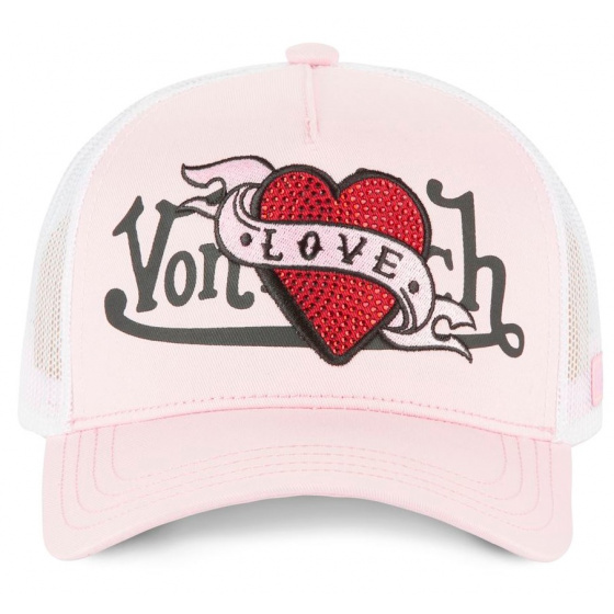 Casquette Baseball Femme Love Rose - Von Dutch Casquette Baseball Femme Love Rose - Von Dutch