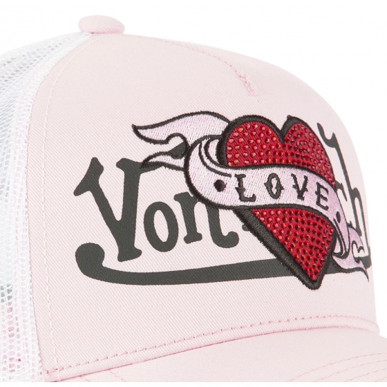 Women's Baseball Cap Love Pink - Von Dutch