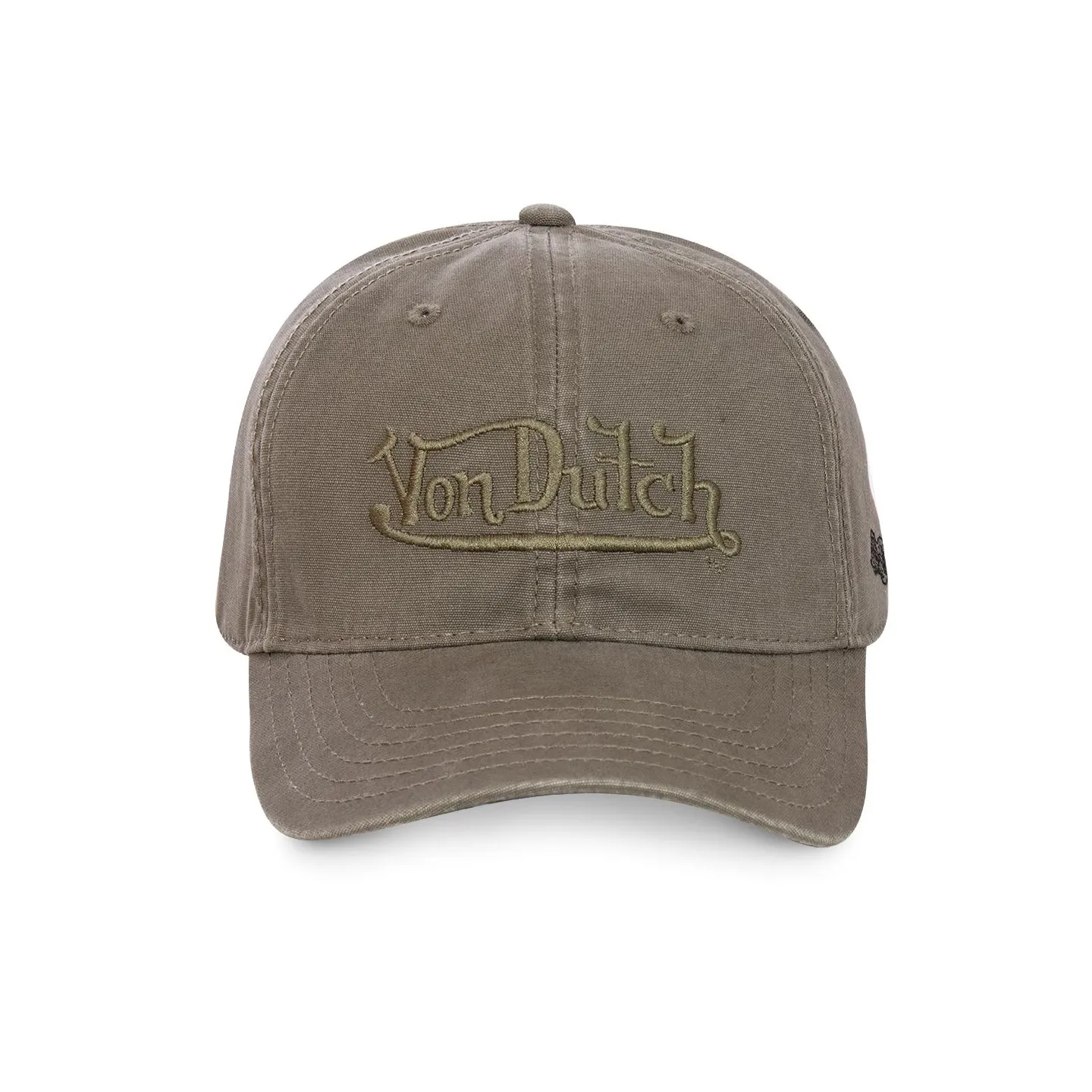 Casquette Baseball Kaki - Von Dutch Reference : 17272| Chapellerie Traclet