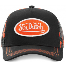 Abob Baseball Cap Black & Orange - Von Dutch