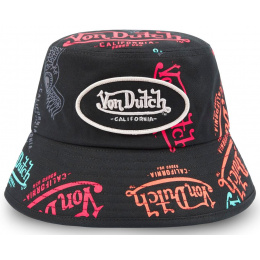 Colored Cotton AOP Bucket Hat - Von Dutch