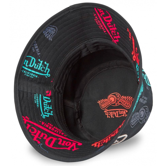 Colored Cotton AOP Bucket Hat - Von Dutch