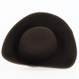 Brown Fur Felt Tricorn - Traclet