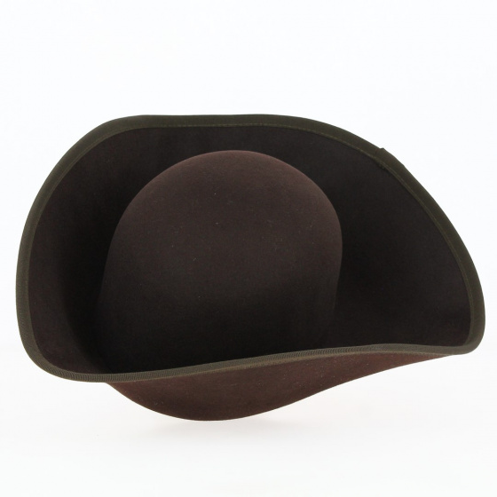 Tricorne Feutre Poil Marron - Traclet