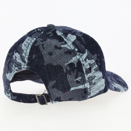 Casquette Baseball Effet Jean Destroy Marine - Traclet