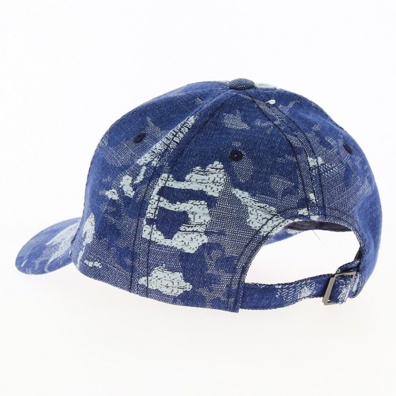 Casquette Baseball Effet Jean Destroy Bleu - Traclet Casquette Baseball Effet Jean Destroy Bleu - Traclet