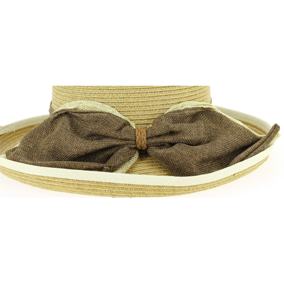 Chapeau Cloche Lavandou Paille Papier Beige - Traclet Chapeau Cloche Lavandou Paille Papier Beige - Traclet