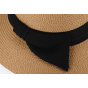Cloche Hat Lavandou Camel Paper Straw - Traclet