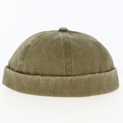 Bonnet Docker Cotton Brown Worn - Traclet