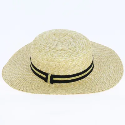 Natural Straw Capeline Hat - Traclet