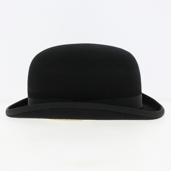 Chapeau Melon Feutre Laine Noir - Traclet Chapeau Melon Feutre Laine Noir - Traclet
