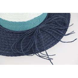 Trilby Santa Giulia Straw Paper Hat - Traclet