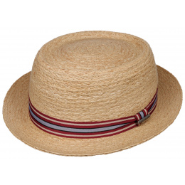 Porkpie Open Road Natural Straw Hat - Stetson