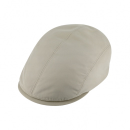 Beige waterproof flat cap - Fiebig