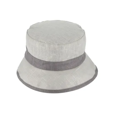 Bob Linen Raincoat Grey - Fiebig