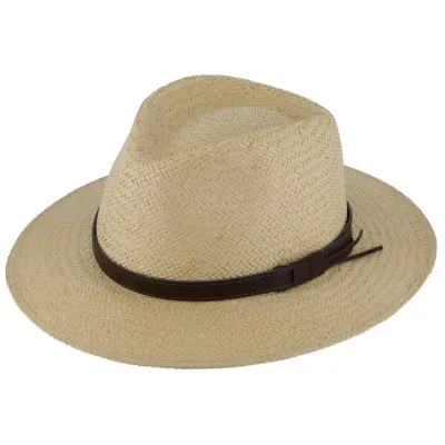 Traveller Pampelonne Beige Paper Straw Hat - Traclet Reference: 17822 | Traclet Hat Shop