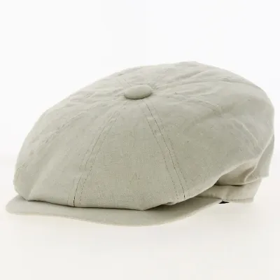 Irish cap Gatsby Linen Beige - Traclet