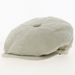 Irish cap Gatsby Linen Beige - Traclet