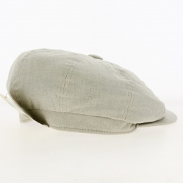 Irish cap Gatsby Linen Beige - Traclet