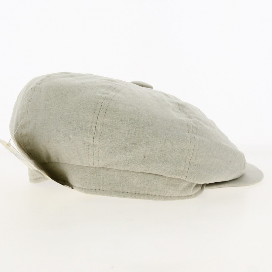 Irish cap Gatsby Linen Beige - Traclet Irish cap Gatsby Linen Beige - Traclet