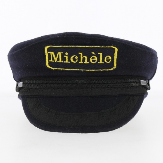 Personalized Camaret Navy Pea Coat Sailor Cap - Traclet Personalized Camaret Navy Pea Coat Sailor Cap - Traclet