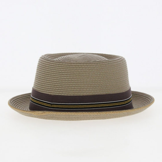Chapeau Porkpie Carver Taupe - Bailey Chapeau Porkpie Carver Taupe - Bailey
