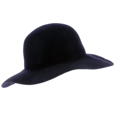 Felt bardot capeline