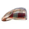 Flat cap Patchwork Pino Bordeaux - MTM