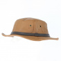 Taupe Sheep Leather Kirwee Hat - Aussie Apparel