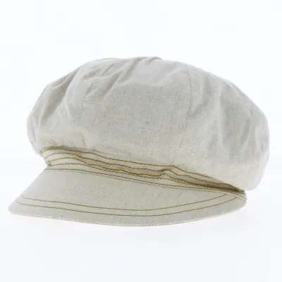 Casquette Gavroche Beige Coton - Traclet