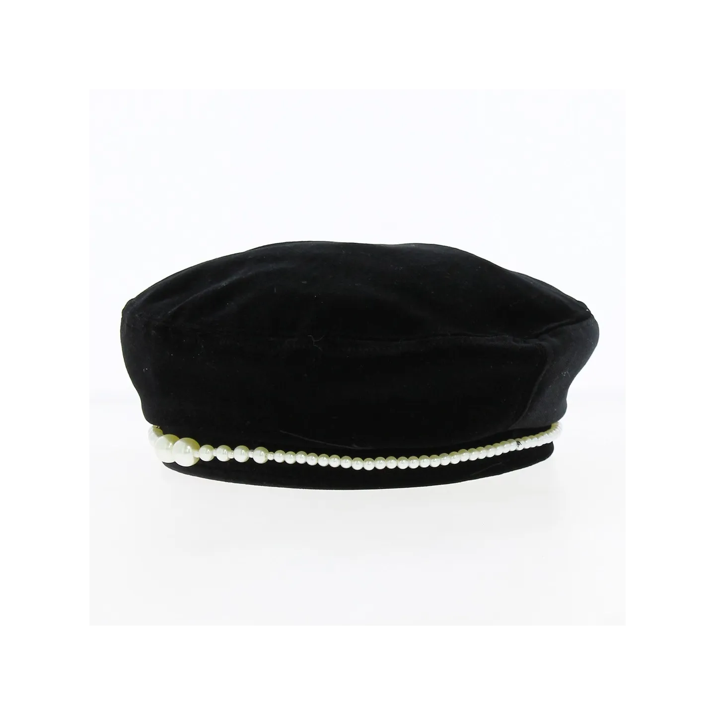 Béret Velours Fantaisie Perles - Traclet
