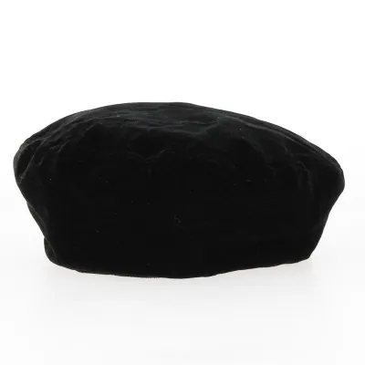 Béret Velours Noir - Traclet