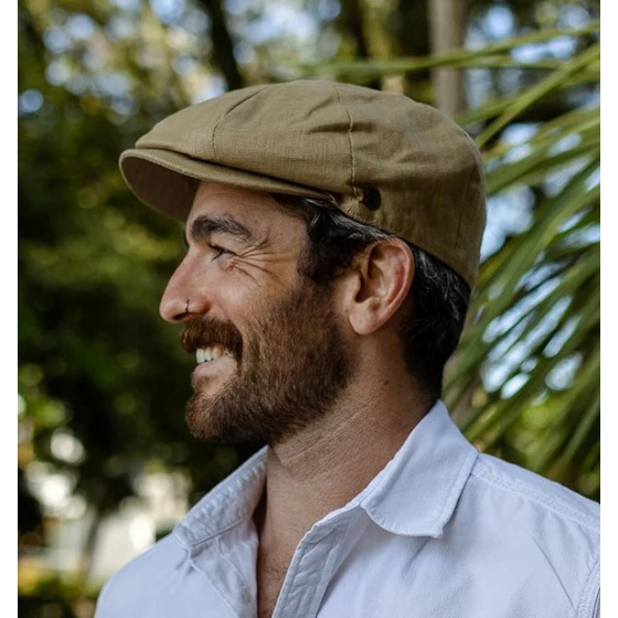 Casquette Hatteras Manhattan Lin Camel - Jaxon