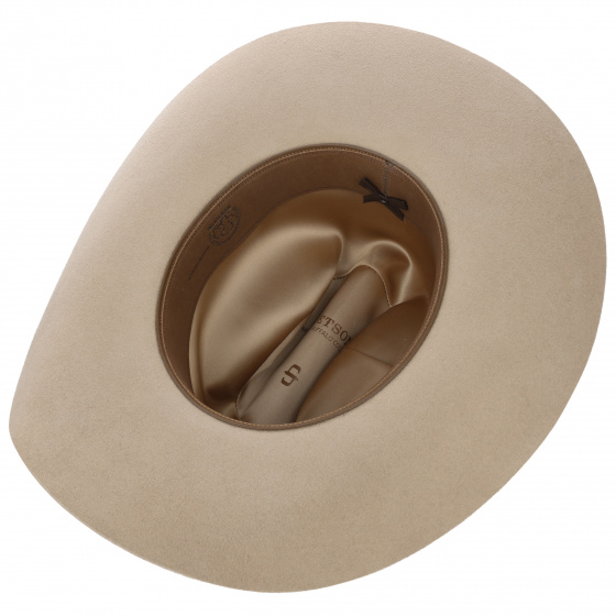 Chapeau Corral Cowboy Cattleman buffalo 4X Beige - Stetson Chapeau Corral Cowboy Cattleman buffalo 4X Beige - Stetson