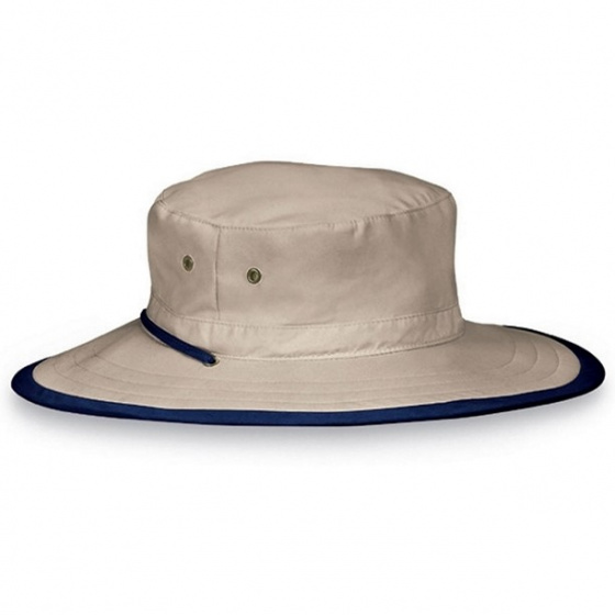 Chapeau Traveller Explorer Camel/Marine UPF50+ - House of Ord