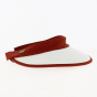 Casquette Visière Bauloise Pornichet 8.5 cm - Terracotta - Soway