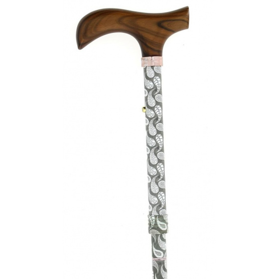 Folding & Adjustable Aluminum Cane - Fayet