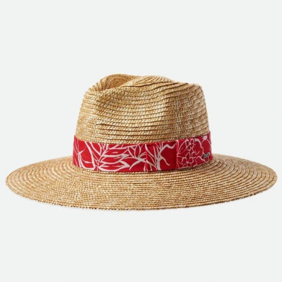 Chapeau Traveller Larges Bords Joanna Paille Naturelle Aloha - Brixton Chapeau Traveller Larges Bords Joanna Paille Naturelle Aloha - Brixton