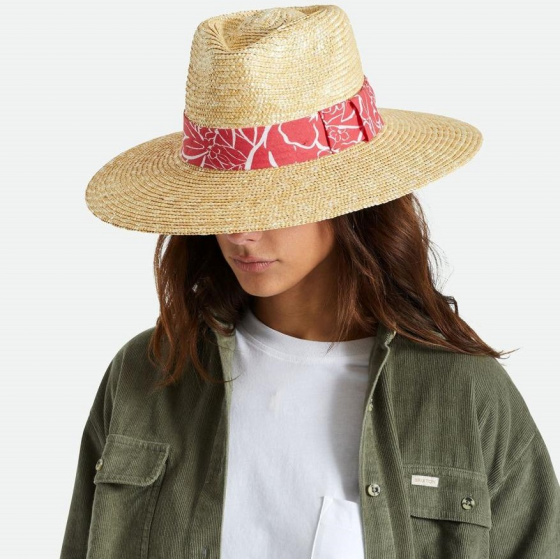 Chapeau Traveller Larges Bords Joanna Paille Naturelle Aloha - Brixton Chapeau Traveller Larges Bords Joanna Paille Naturelle Aloha - Brixton