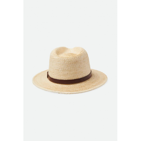 Fedora Messer Natural Straw Hat - Brixton