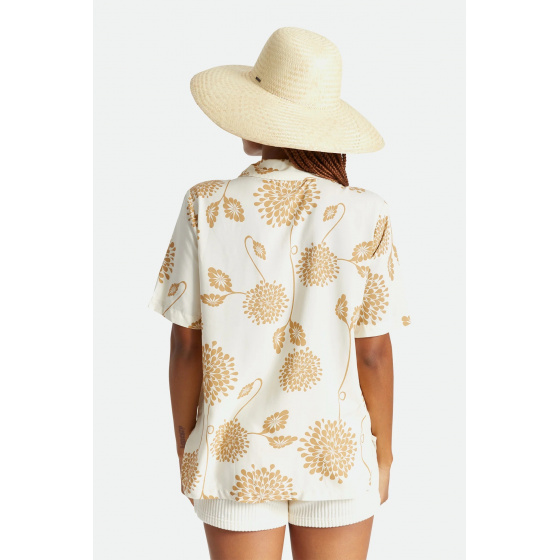 Janae Wide Brim Sunhat Natural Straw - Brixton