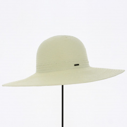 Natural Straw Janae Wide-Brimmed Capeline - Brixton